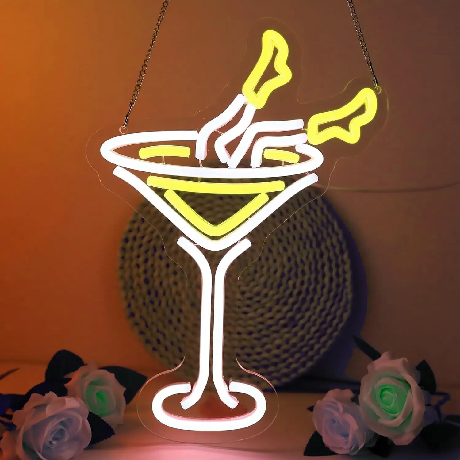

Goblet Neon Wall Sign Dimmable Neon Lights for Bar Pub Bistro Man Cave Music Club Party Decor Aesthetics Draw Celebratory Gifts