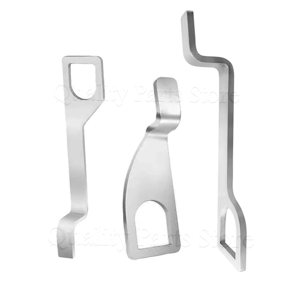 For VW T4 T5 T6 Multivan California New 3 PCS Tailgate Stands 10/15/20 Cm Stainless Steel Tailgate Stand Car Accessories
