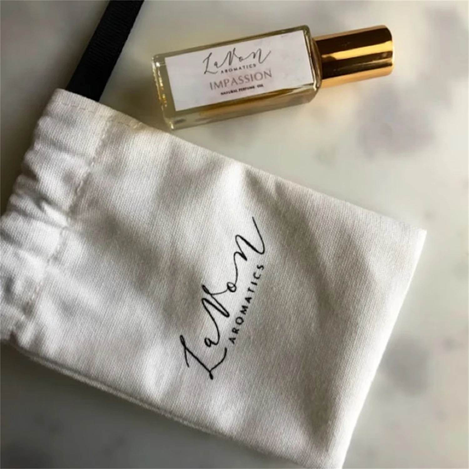 

50pcs custom jewelry packaging pouch Cotton canvas bags personalized logo with ribbon bag chic small pouch jewellery packaging