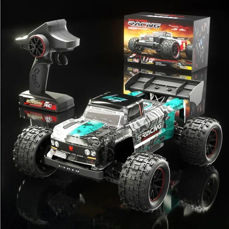 

JJRC Q146 High Speed Remote Control Racing Car Electric Four-wheel Drive Alloy Off-road Sports Big Foot Short Truck Toy Car