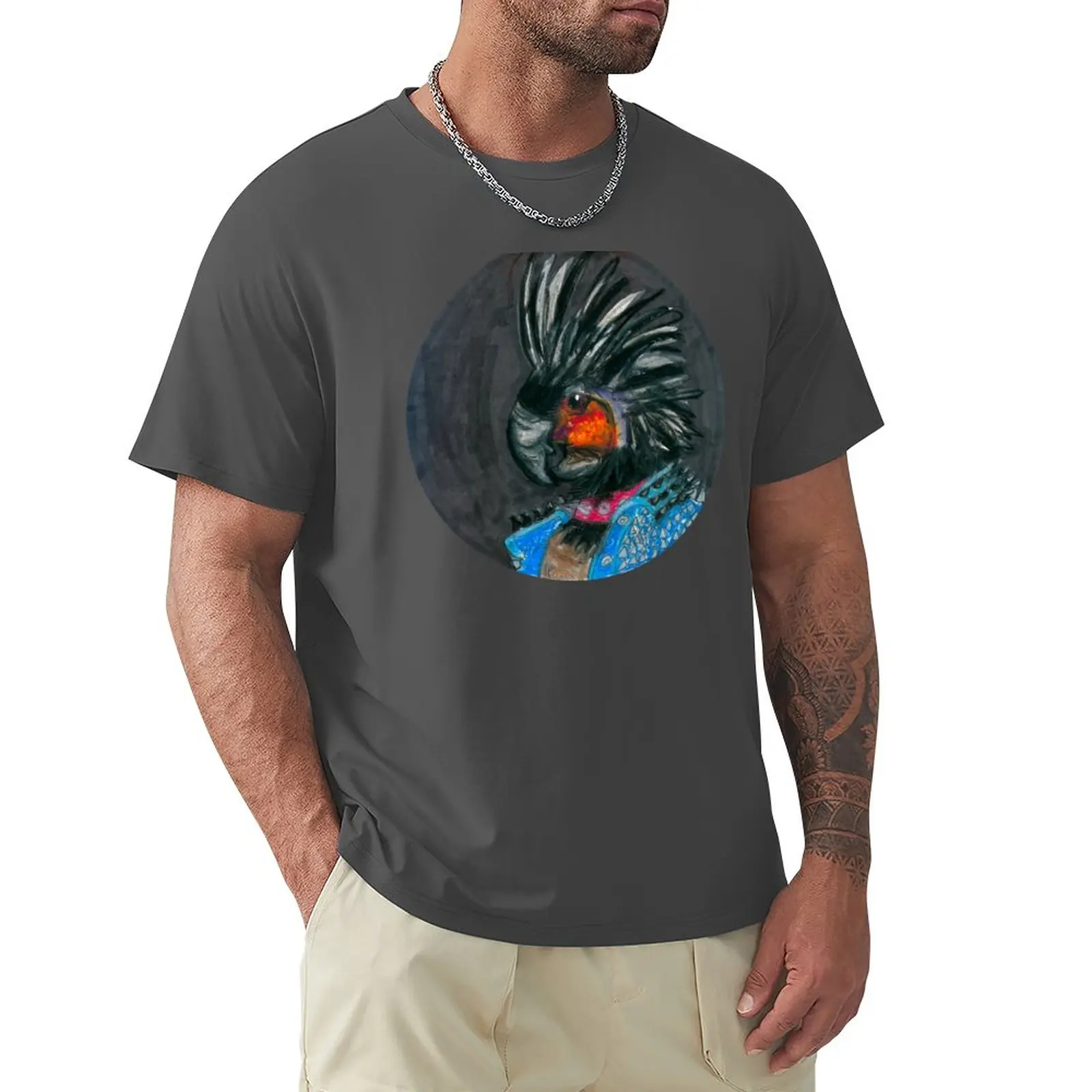 

punk palm cockatoo T-Shirt boys animal print shirts graphic tees mens tall t shirts