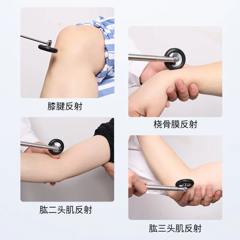 Basic Percussion Hammer, Multifunctional Neuroreflex Hammer Surgical Diagnostic Examination Genuine