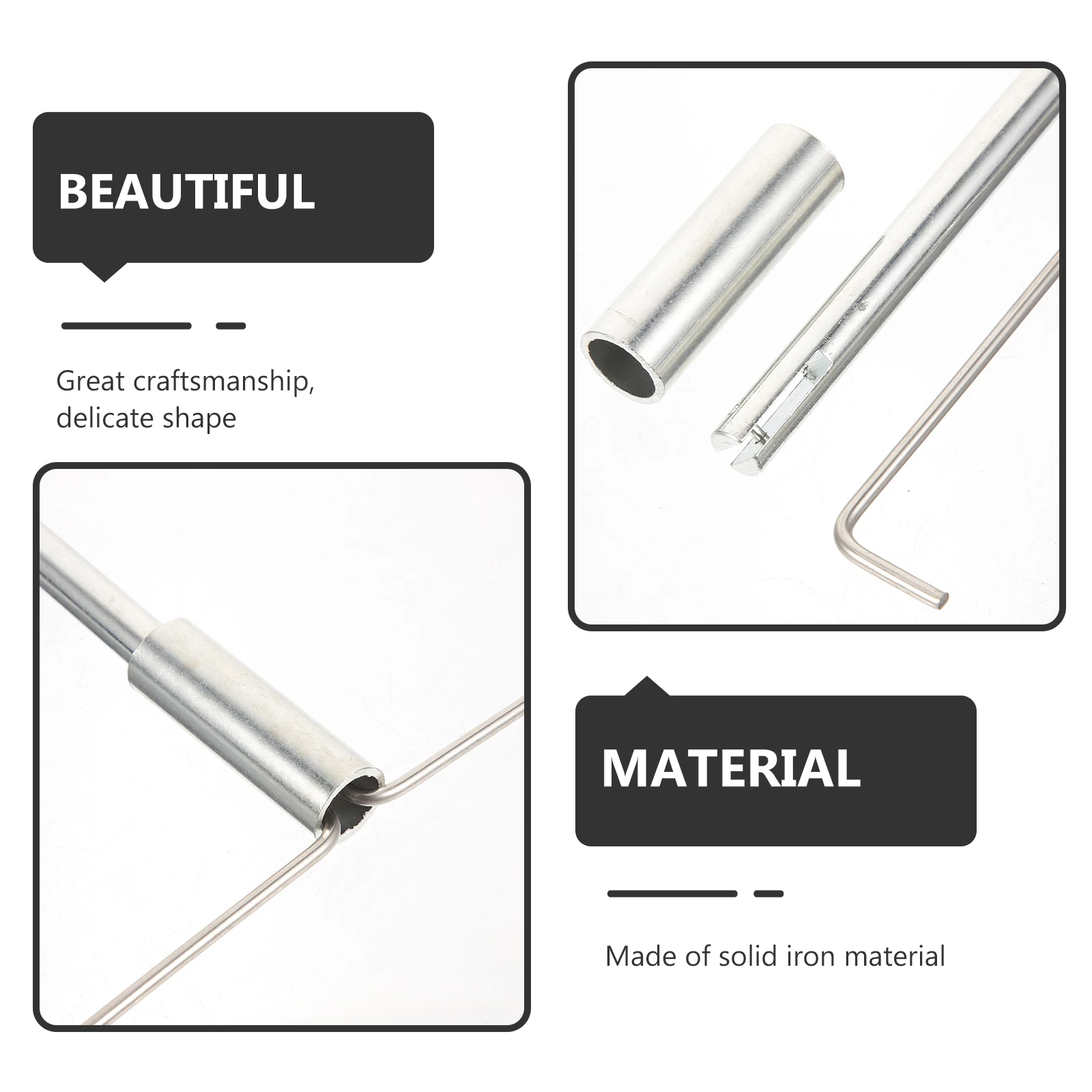 

1 set 1 Set Machine Mixer Replacement Stirring Rod Accessory Kit Durable Iron Construction For Even Popping Compatible With Most