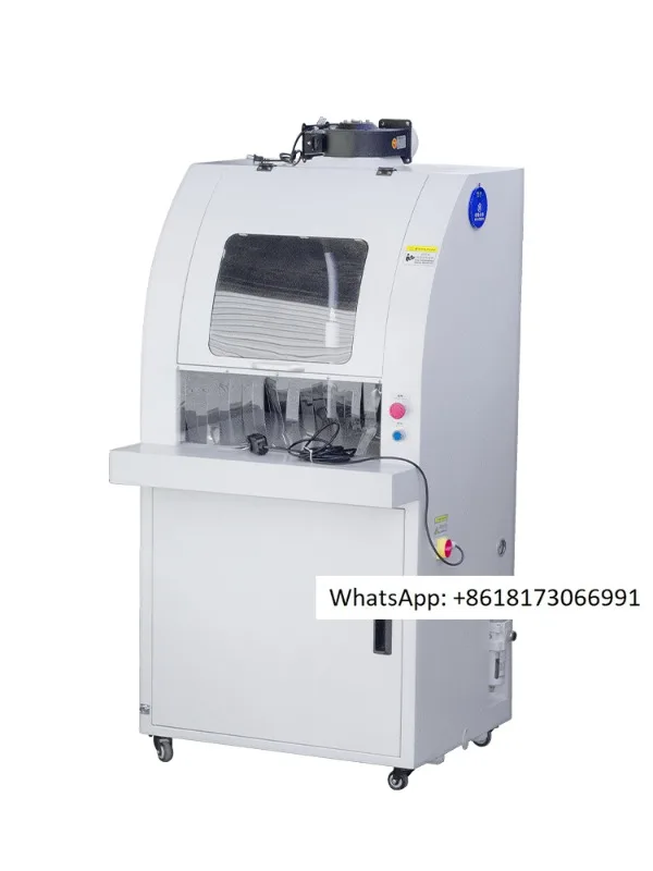 PCBA circuit board cleaning machine, washing machine, removing burrs with block shaped dry ice