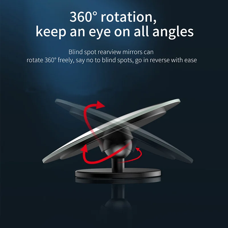 Baseus 2 قطعة سيارة مرآة الرؤية الخلفية رؤية كاملة 360 درجة واسعة الغضب وقوف السيارات مساعد مقاوم للماء السيارات الرؤية الخلفية العمياء مرآة