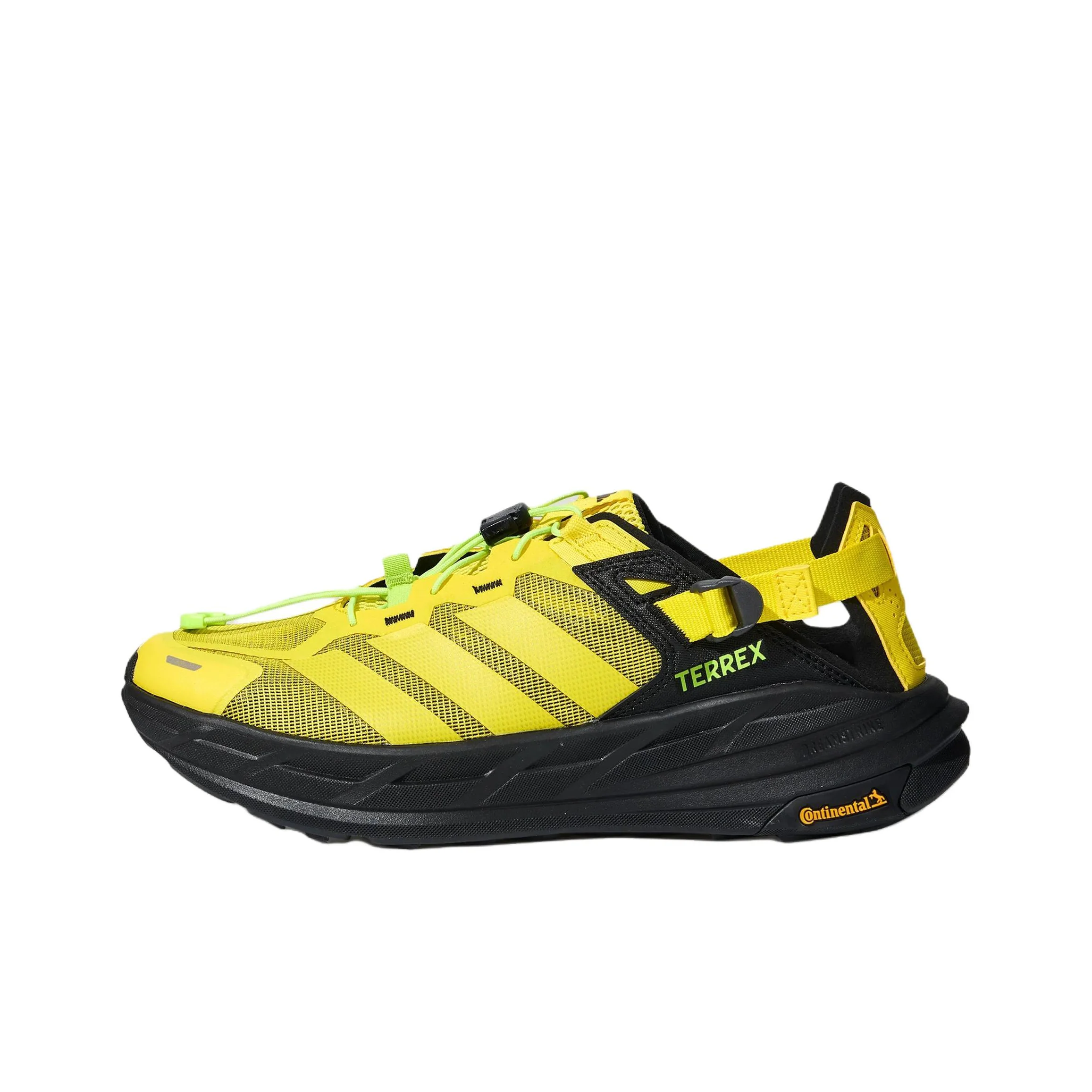 Adidas TERREX FREEHIKER LT Slip Resistant, Abrasion Resistant, Rebound River Trekking Shoes Unisex Yellow Black LA4706
