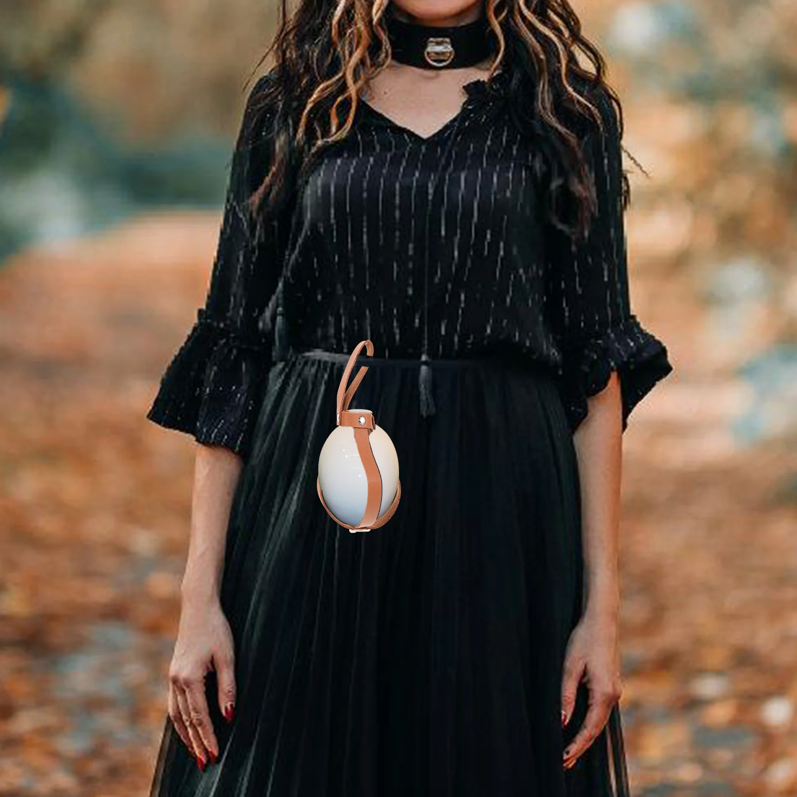 

Dark Potion Bottle Case Black Halloween Supplies Glass Belt for Cosplay Parties Festival Decorations DIY