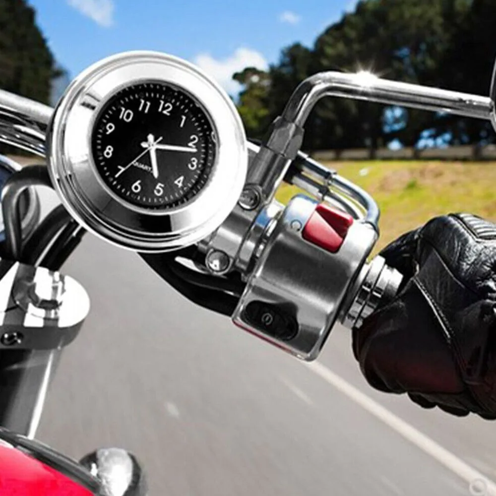 Motorcycle Accessories Waterproof Motorcycle Bike Clock Dustproof Durable Quartz Watch High Quality Shockproof Handlebar Clock