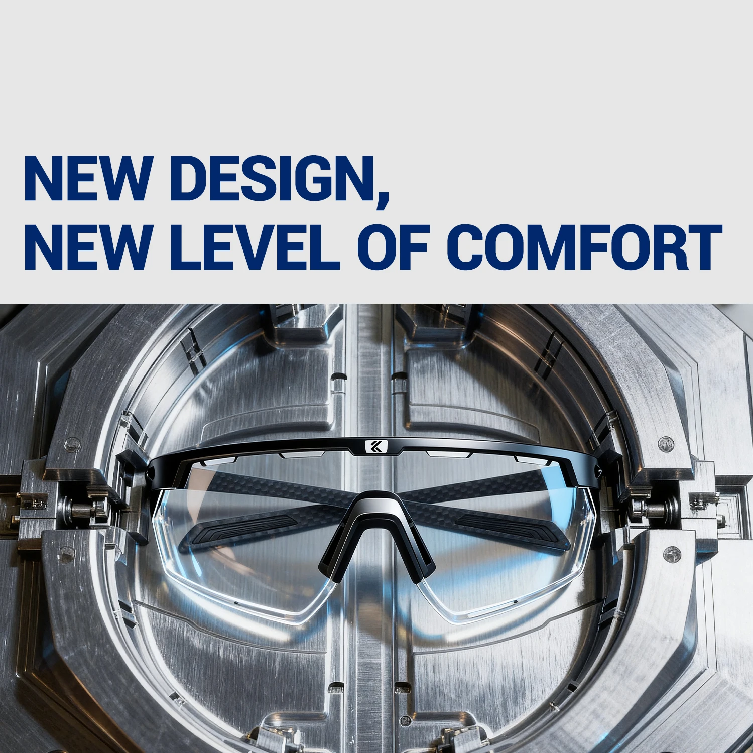 نظارات KAPVOE كبيرة الحجم لركوب الدراجات نظارات شمسية رياضية خارجية للرجال والنساء نظارات UV400 مصممة للوجوه الكبيرة