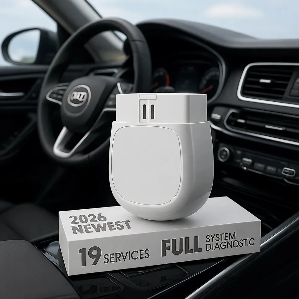 

Bluetooth OBDII Full System Diagnostic Scanner 19 Reset Functions AutoVIN Check Engine Code Reader