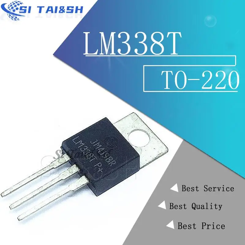 

10PCS LM338T TO220 LM338 TO-220 338T new and original IC
