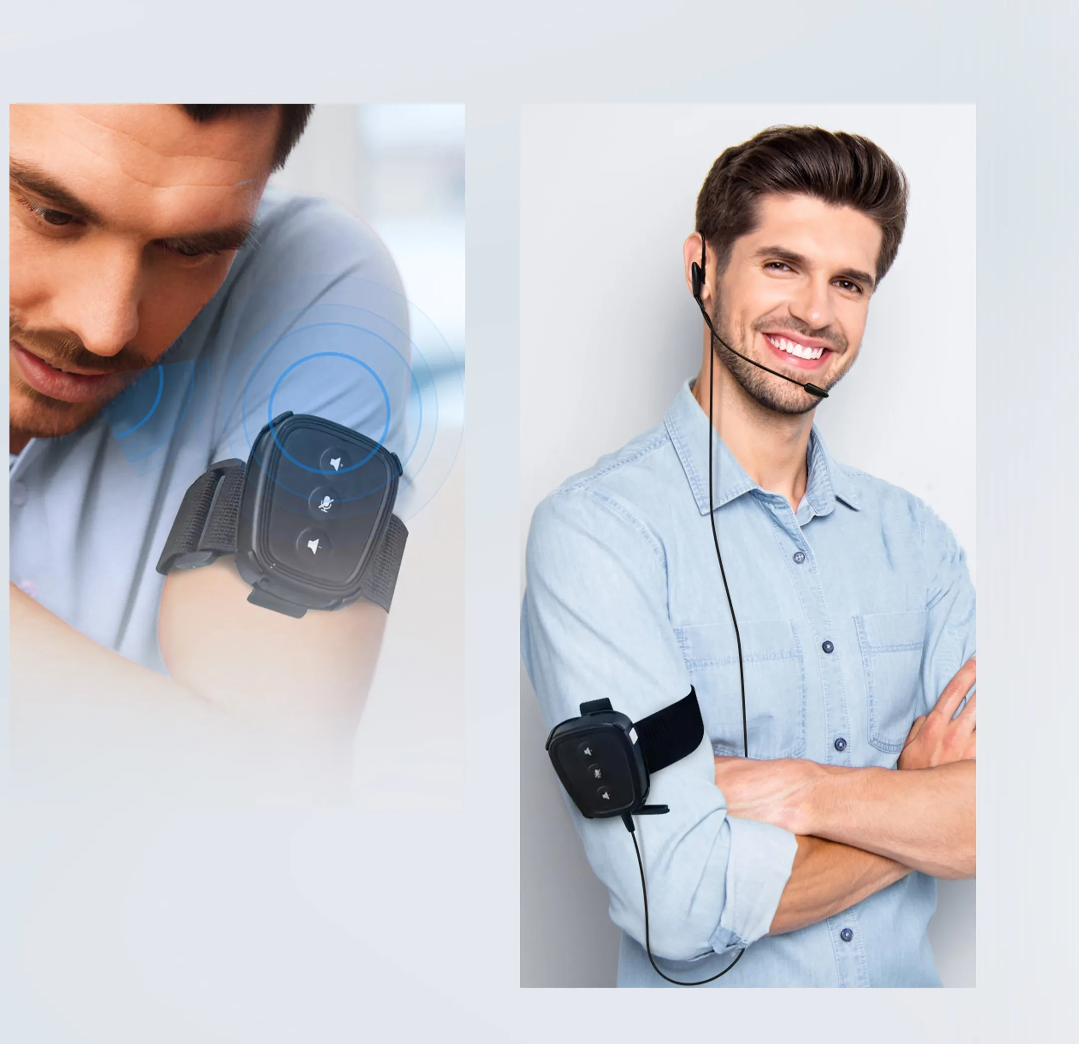 NANO 2pcs Two Way Radio Helmet Bone Conduction Overhead Custom Headset with Detachable Cable