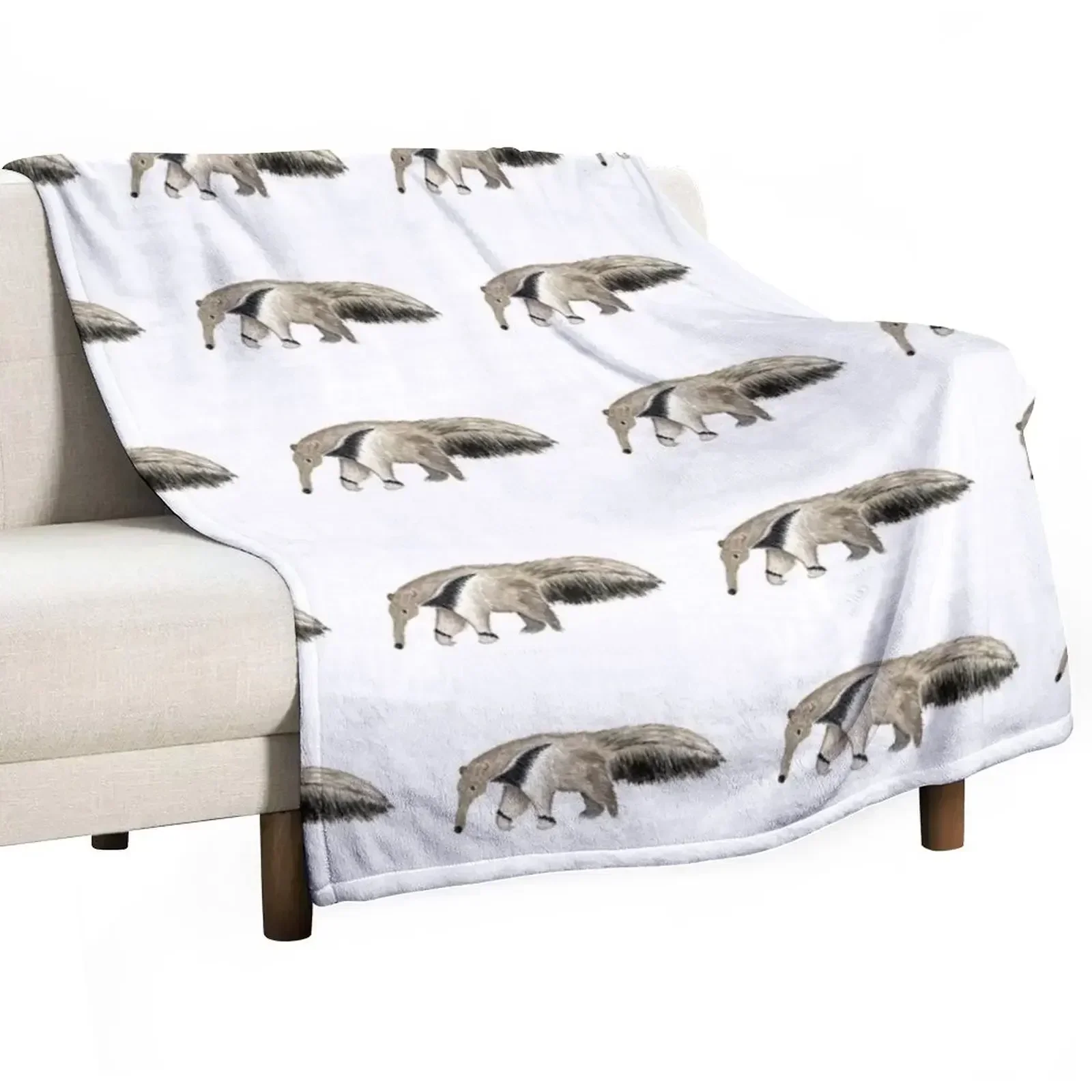 The Anteater Off Hunting Ants Throw Blanket Nap warm winter Blankets Sofas Of Decoration halloween wednesday Blankets