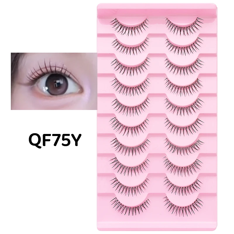 DINGSEN 10 Paar Transparente Anime-Naturwimpern Manga-Wimpern Koreanische Make-up-Wimpern Großhandel Künstliche Wimpern – Detail 6
