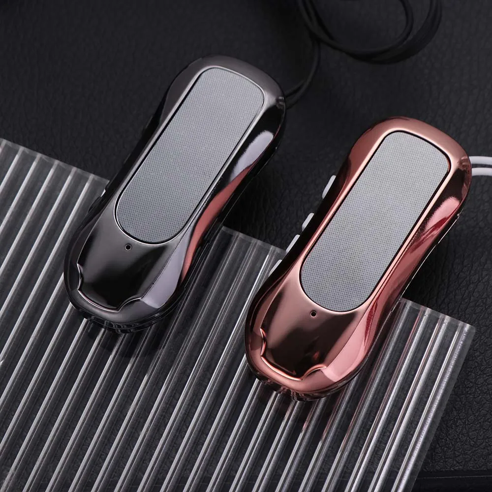Ultra Long Battery Life Lavalier Bluetooth Earphones LED Screen Card Insertion Bluetooth Headset Variable Sound HD Calling