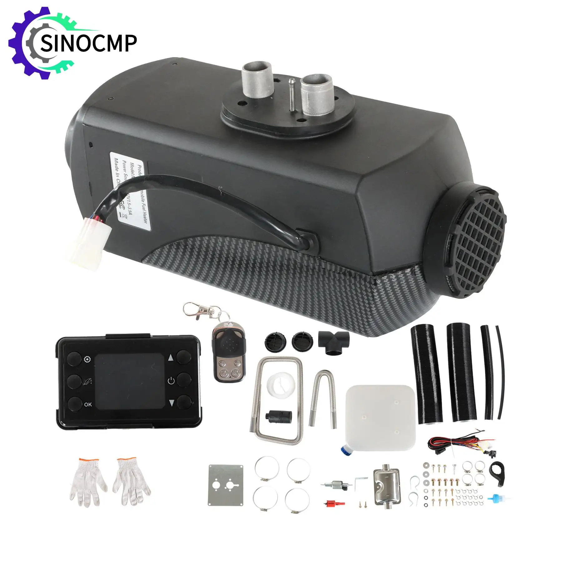 8KW 12 فولت الديزل مسخن الهواء سبليت ثقب واحد المخرج LCD المحمولة سخان التوقف ل فان قارب متنقل شاحنة مقطورة تخييم 8000 واط