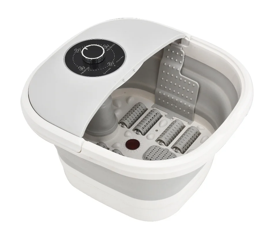 

Foot Bath Spa with Heat and Massage Foot Spa Massager Remote Control, Collapsible Pedicure Foot Soaker Tub Home Basin