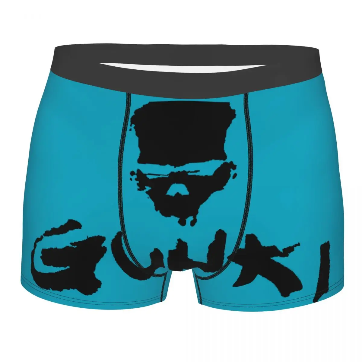 Cool Gunkis Fish Boxers Shorts Panties Male Underpants Comfortable Fishing Rod Briefs Underwear