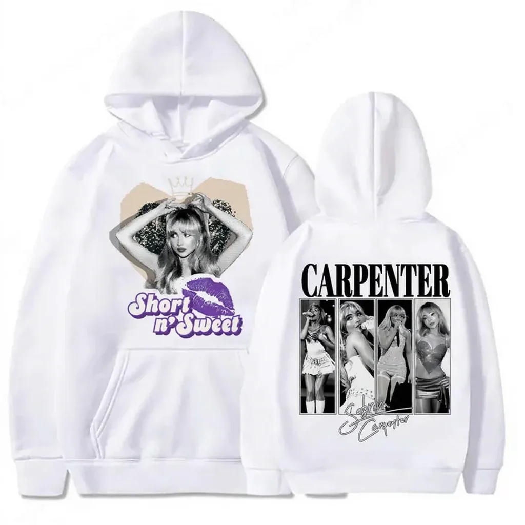

Толстовки Sabrina Carpenter, винтажная толстовка с капюшоном для мужчин и женщин, спортивный пуловер в стиле хип-хоп, толстовка