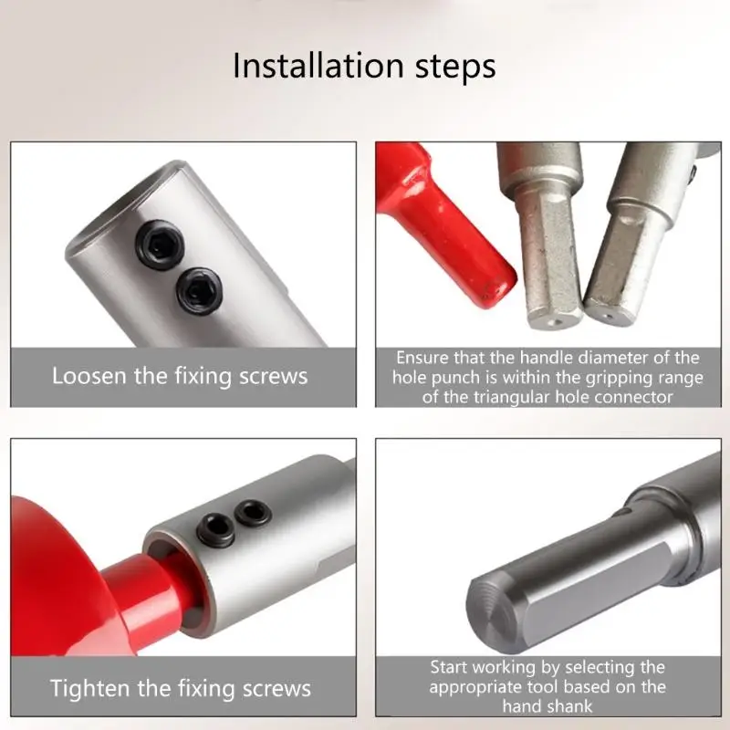 A2BE Multipurpose Drill Bit Extension Rod For Battery Drill Secure Triangular