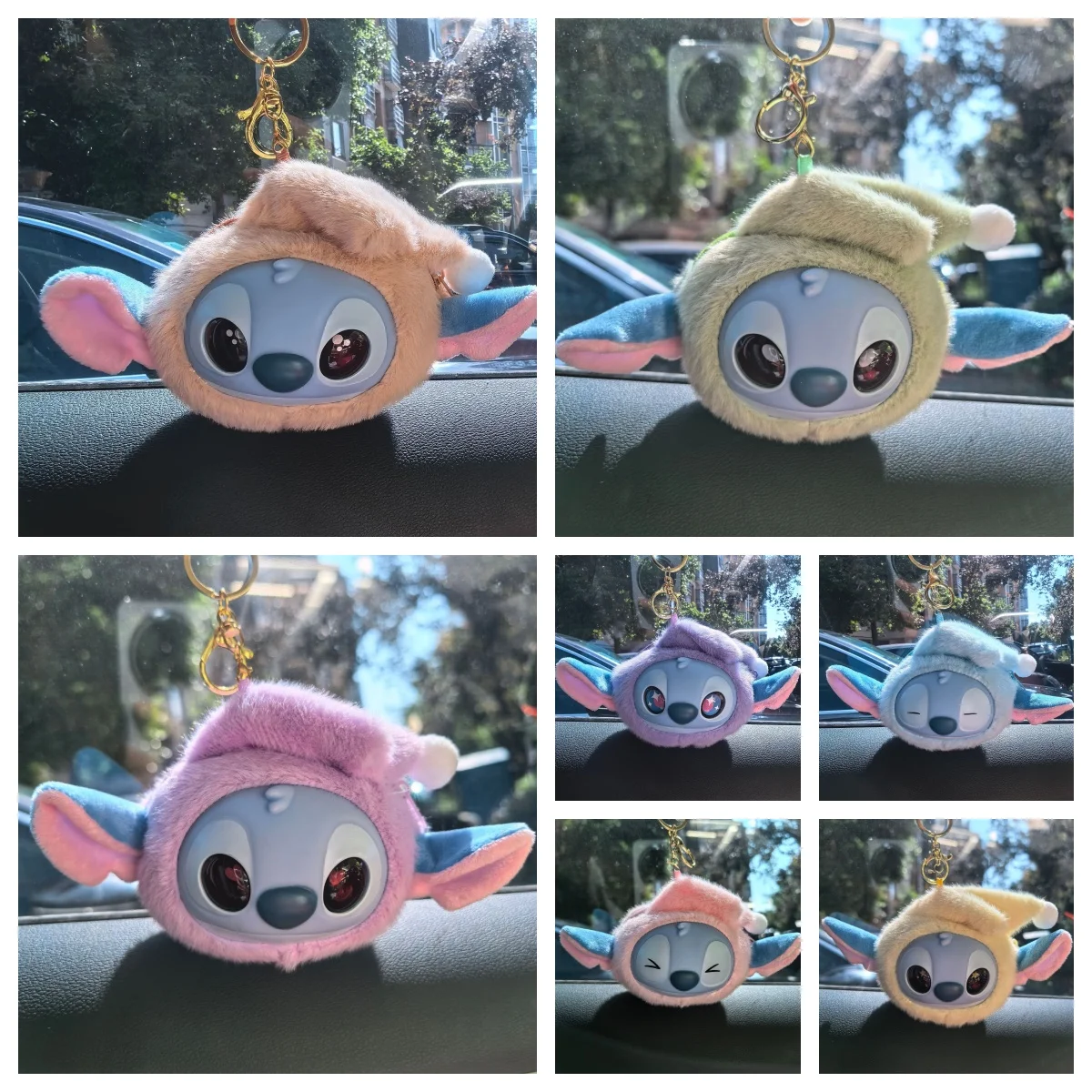 

10Cm Animation Star Baby Stitch Angel Lovely Plush Cartoon Decoration Card Bagkey Chain Backpack Pendant Kid Toys