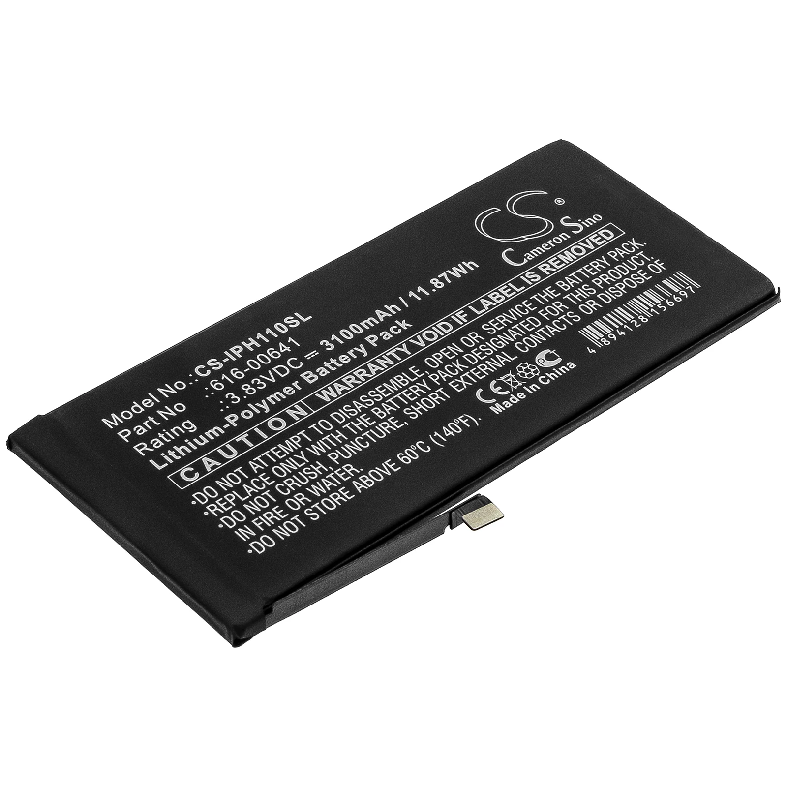 Cameron Sino 3.83V 3100mAh/3500mAh Mobile,SmartPhone Battery 616-00641 for Apple iPhone 11, A2111, A2221  +TOOLS KIT