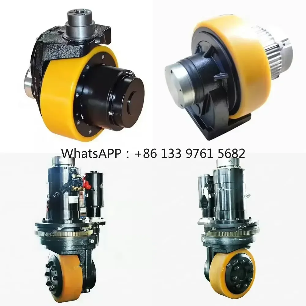 WSQ Electric Vehicles Customized Drive Wheel Assembly AGV 0.75kw 24v Dc Motor