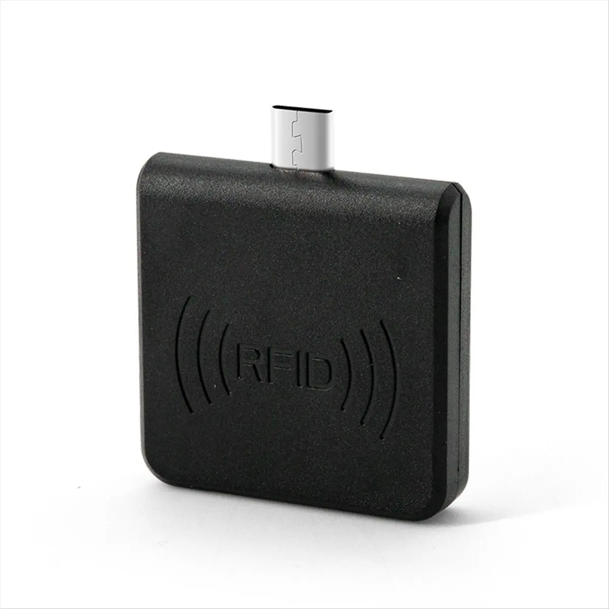 Y674A~!#-A,B Animal ID Reader Micro-USB RFID Ear Tag and Animal 134.2Khz Chip OTG Reader for Cattle Black