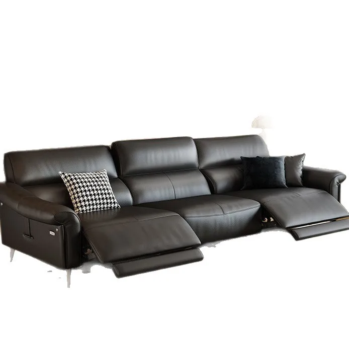 

Leather, Sofa, Electric, Adjustable, Home, Cinema, Minimalist, Italian, Zero Against the Wall