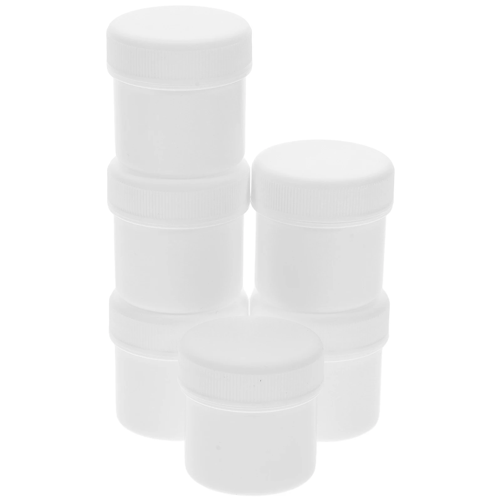 

6pcs Sealed Paint Buckets Hdpe Plastic Containers Storage Bin Coatings Jars Reusable Portable Paint Storage Plastic Bucket Lids