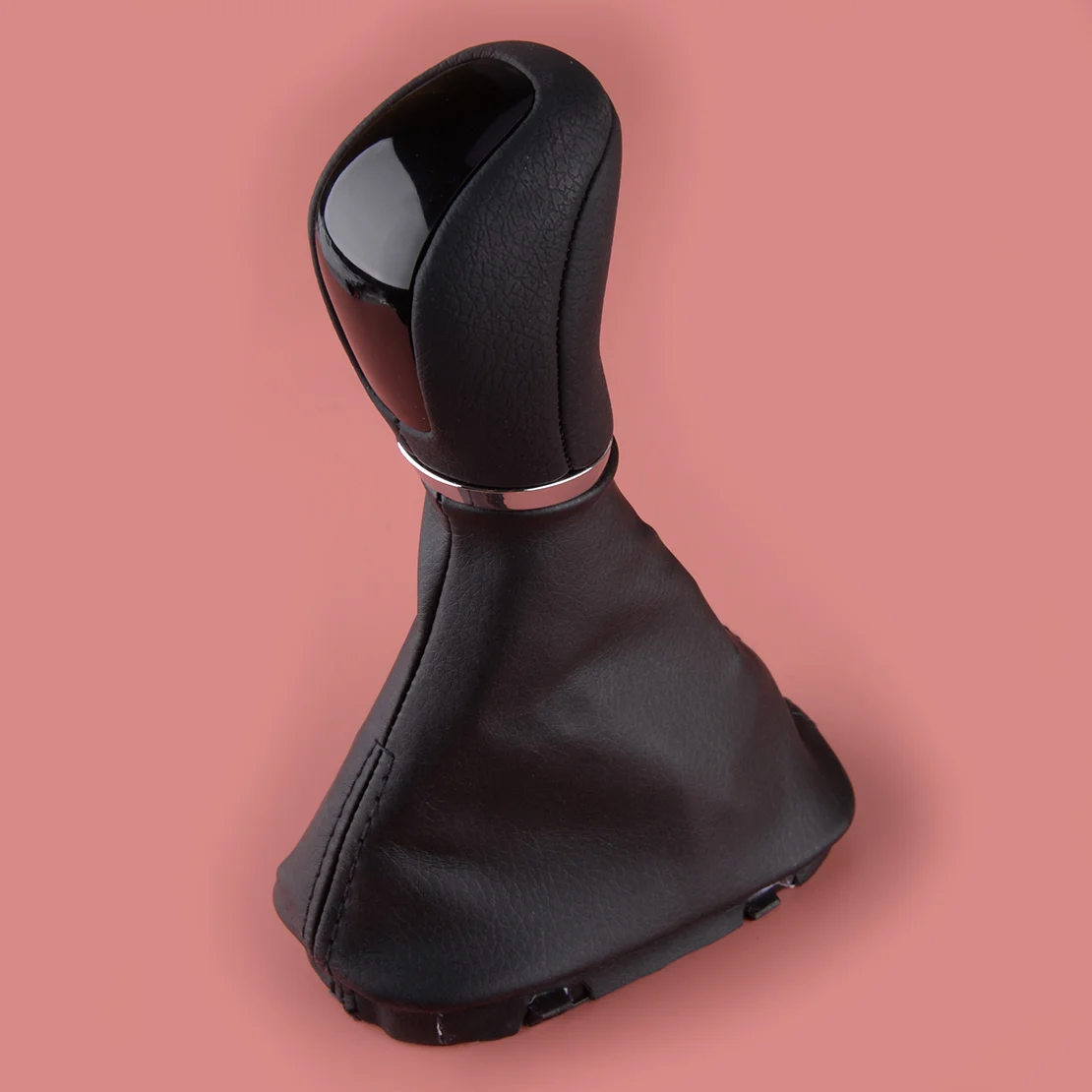 

Black Automatic Gear Shift Knob With Gaiter Boot Fit For Mercedes-Benz W203 W204
