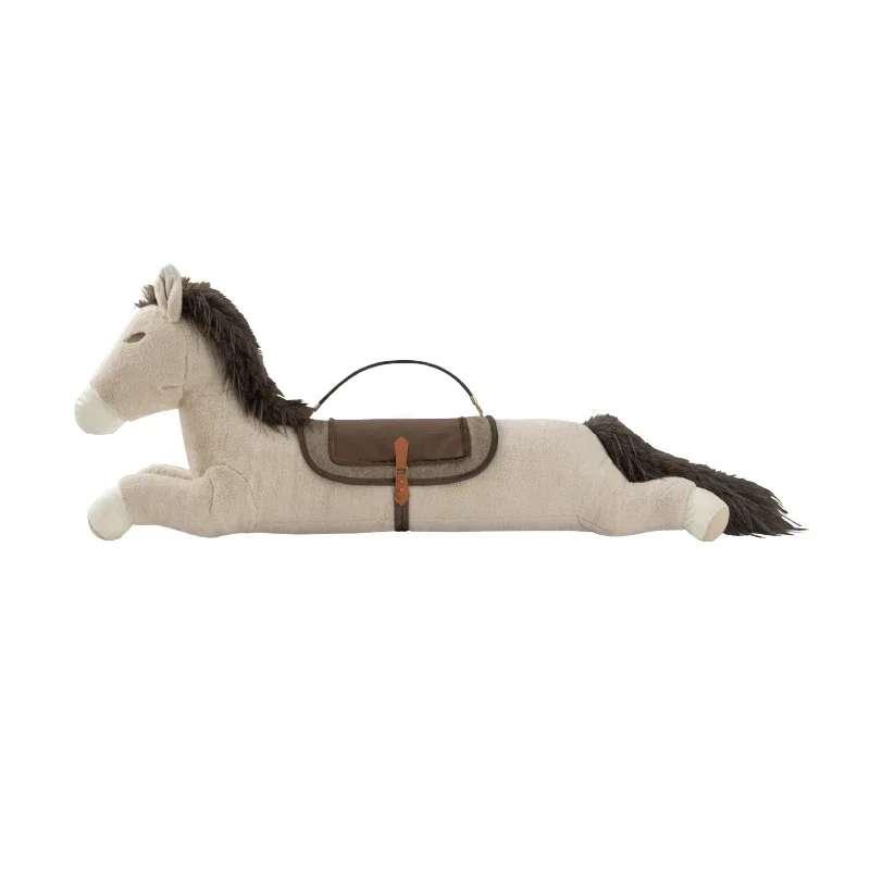Long throw pillow, girls sleep in the bedroom to hug their legs, light luxury high-end plush bed pillow