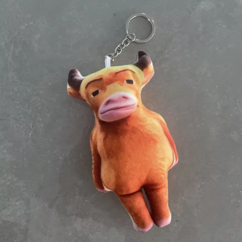 In Stock Niu Lai, Abstract Plush Doll Pendant, Pronunciation, Niu Mama, Backpack Hanging Decoration, Keychain Fun Ornament