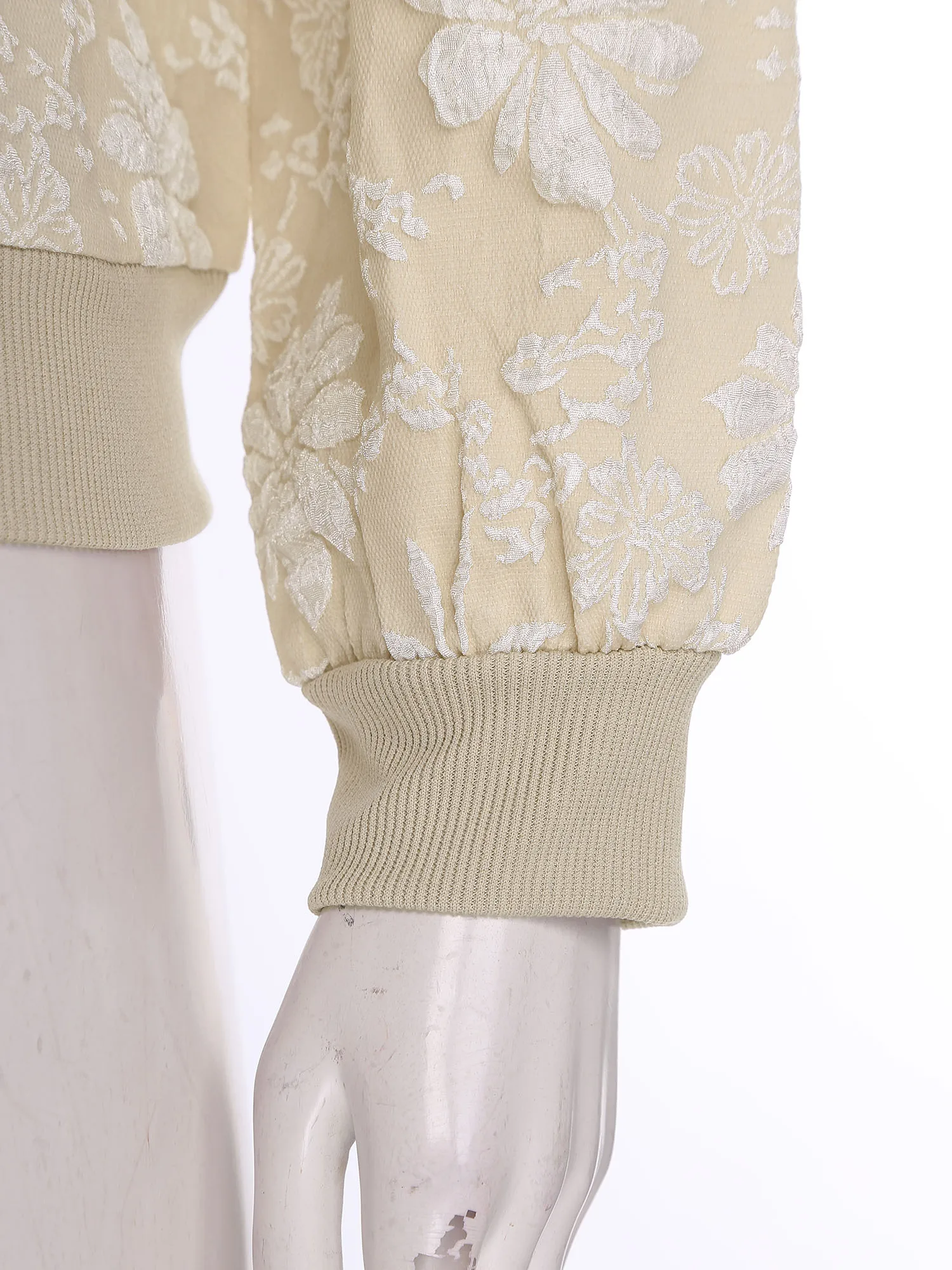 Giacca bomber da donna Cappotto jacquard squisito Streetwear Autunno Abbigliamento da strada Lady Manica lunga Cerniera frontale Cappotti Capispalla