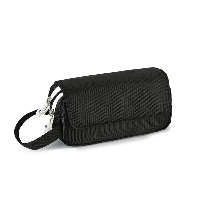Mehrschichtige Federmäppchen mit Reißverschluss, große Kapazität, Flip-Top-Stifttasche, schwarzes Federmäppchen, Stifthalter, Aufbewahrungstasche für Studenten, Stiftetui