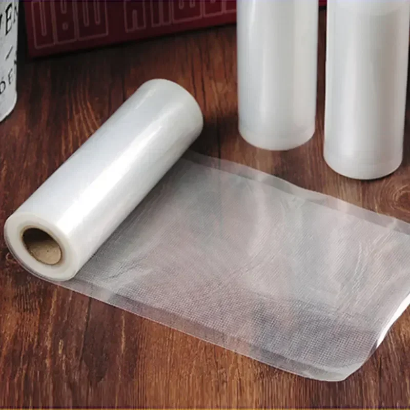 家庭用真空機圧縮バッグ、ローリングチューブ、テクスチャード加工真空バッグ、冷凍加熱エンボス加工食品カット無料バッグ、10m