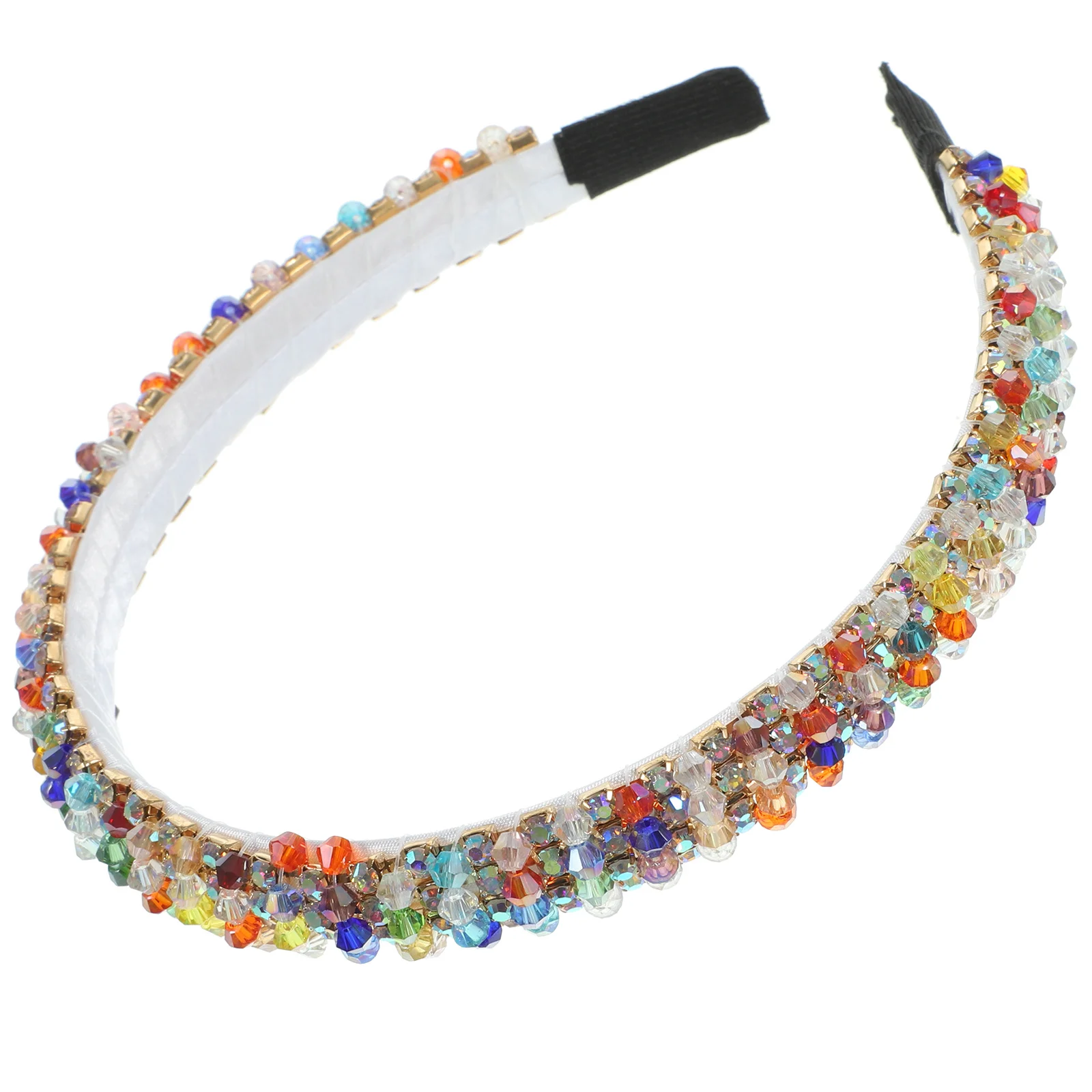 

Water Rhinestone Headband For Women Cloth Padded Hairband Party Wedding Dating Everyday Wear Trendy