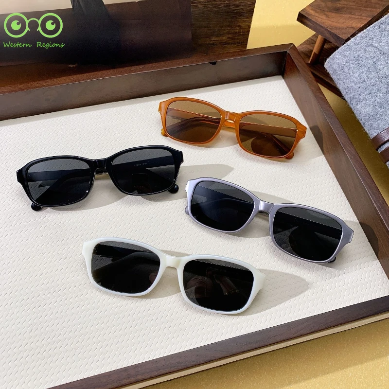 

2025 retro cat eye square small face sunglasses men and women sunglasses UV400 high-end small frame sun protection sunglasses