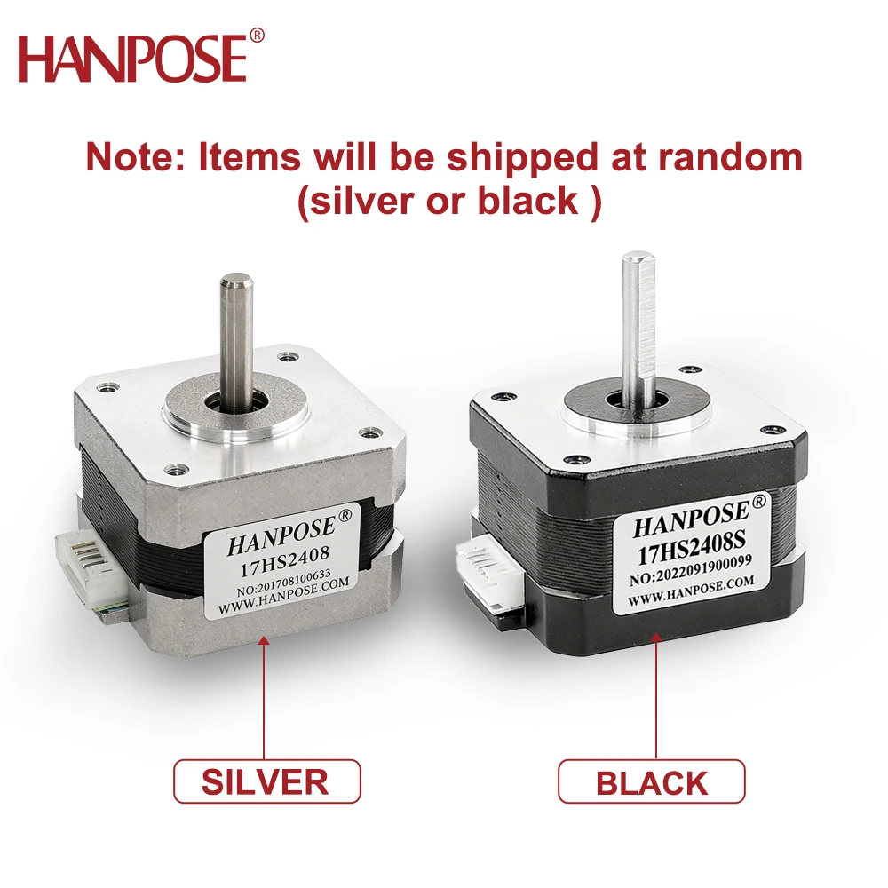 High Torque Certification 17HS2408 4-Lead 42 Motor 42BYGH 0.6A 12N.CM CNC Laser and 3D Printer Motor Nema17 Stepper Motor