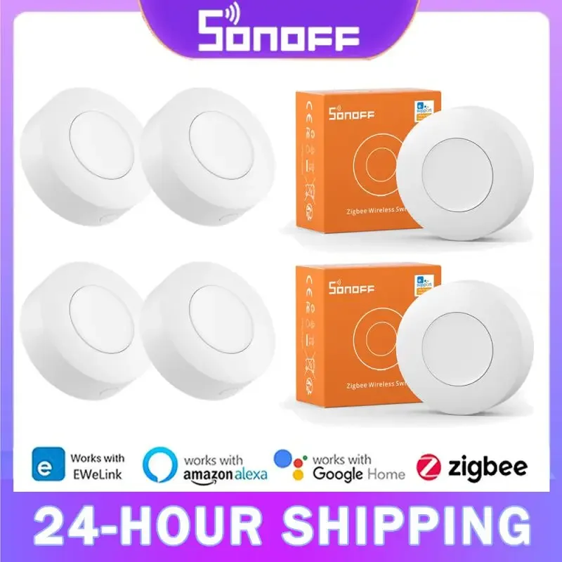 SONOFF SNZB 01P ZigBee Button Switch EWeLink Smart Home Scene Switch Work For ZBBridge Alexa Google Home IFTTT Voice Control