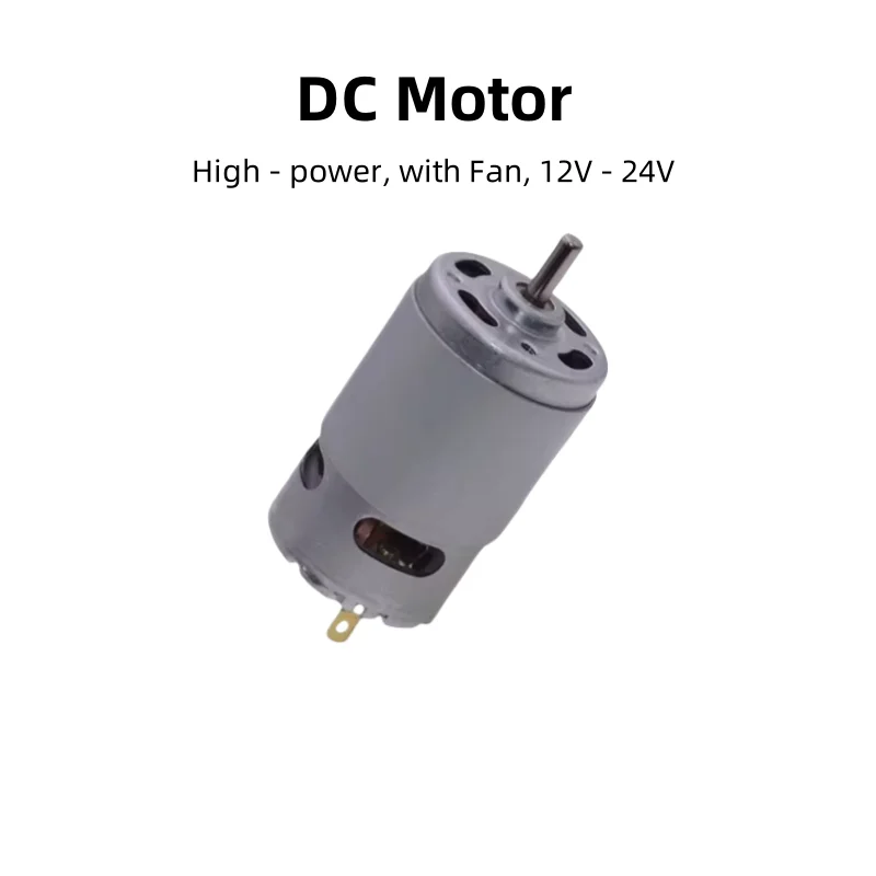 

775 High - power DC Motor, 12V - 24V, High - Torque, High - Speed Motor With Cooling Fan