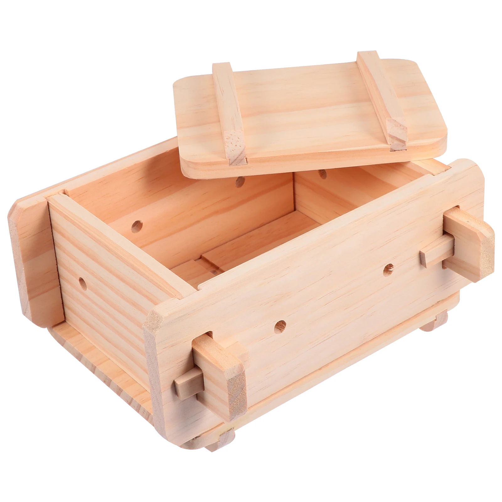 

Tofu Wood Mold Frame Super Hard Tray Shaping Press Tool Homemade Kitchen Bar Eco Friendly Safe Practical Easy DIY Making