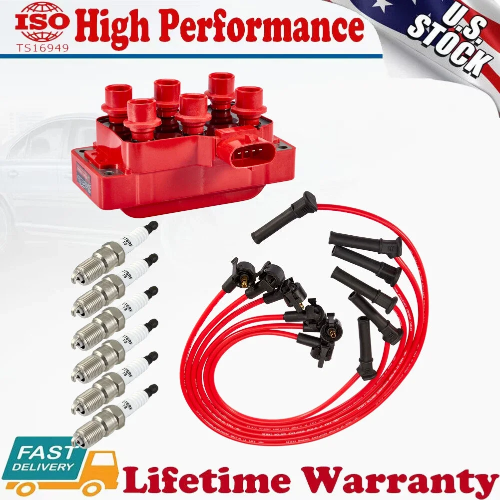 

Для Ford Explorer V6 4.0L 1991-2010 годов, катушка зажигания, свечи зажигания и комплект проводов FD480