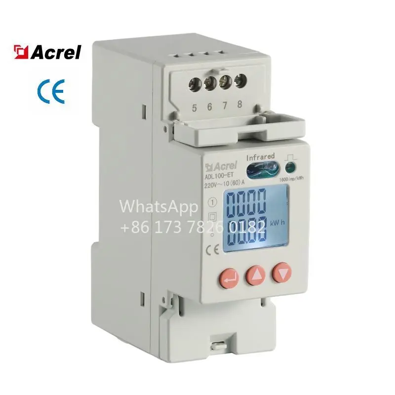 Acrel DDSD1352-C Energy Counter Single Phase Smart Meter with 100A Open CT and RS485 220V AC