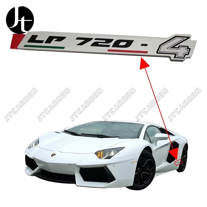 For AVENTADOR LP720-4 Branded Nameplate With Inscription Side Skirt Badge Sticker