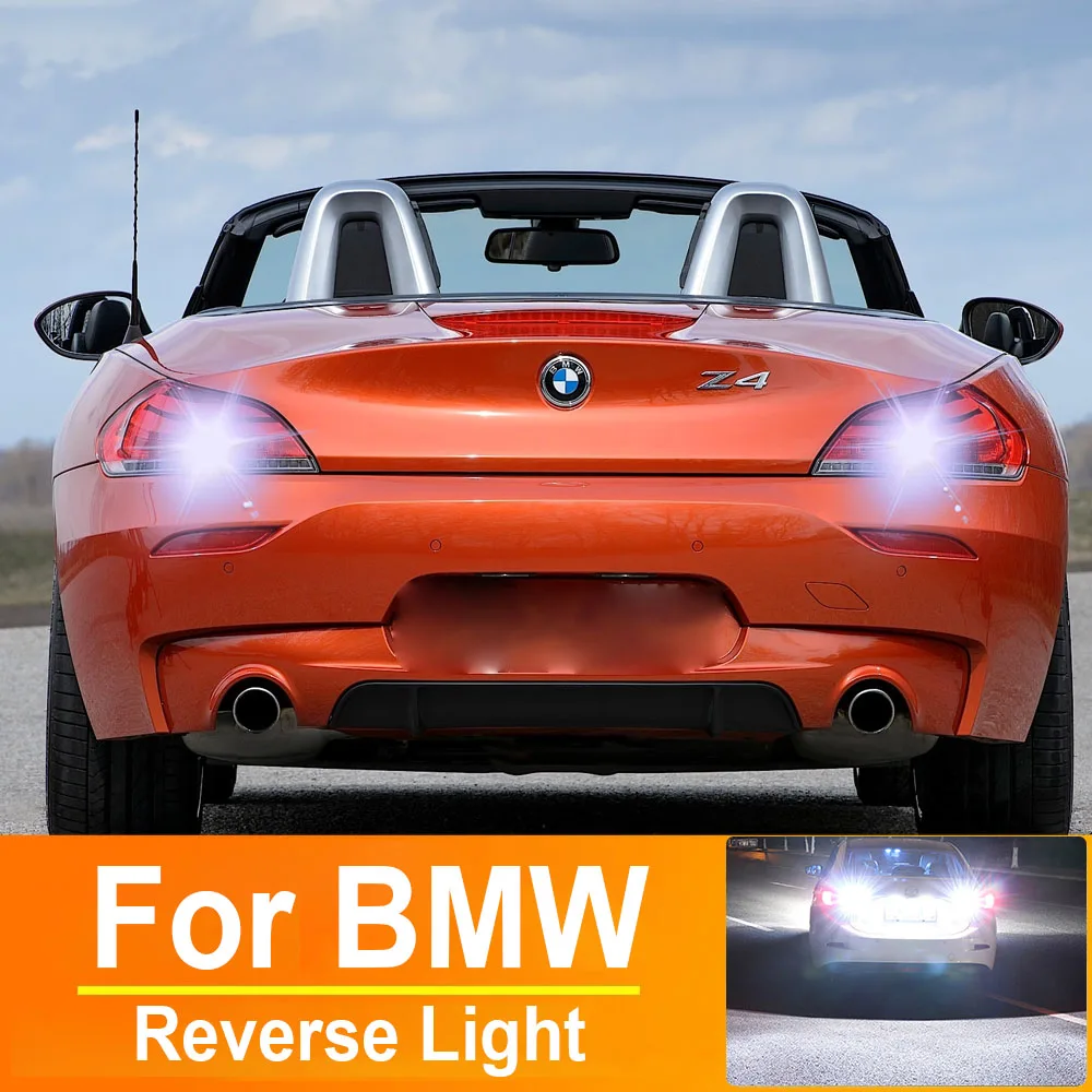 

2pcs LED Reverse Light Backup Lamp T15 W16W For BMW 1 3 5 6 7 Series X3 F25 E89 Z4 E92 F06 F07 F10 F12 F13 E81 Canbus Bulbs