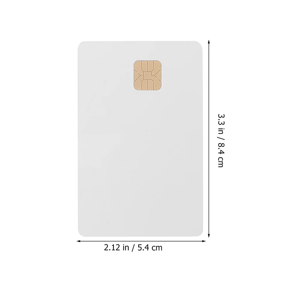 8pcs White Ic Chip Pvc Card Blank Intelligent Card For Access Control System Hotel Key Parking Attendance Cards