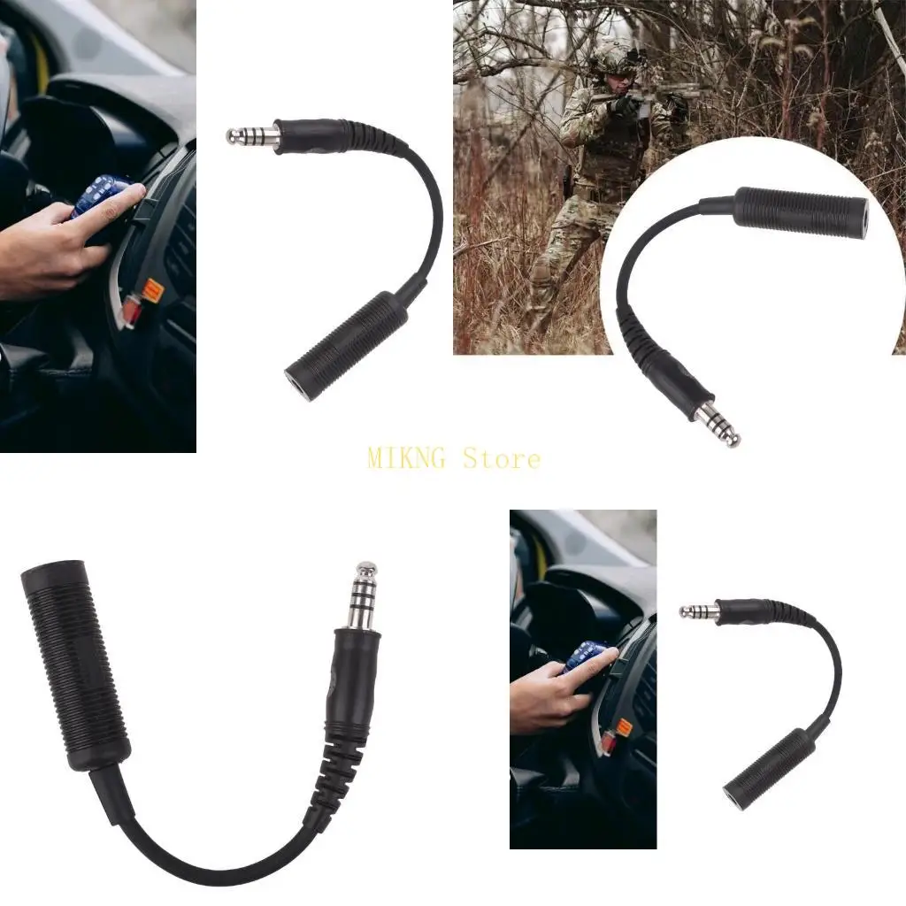

Universal Converter Seamless Between & Civilian Wiring Headphone Adapter Devices with Ease best sale