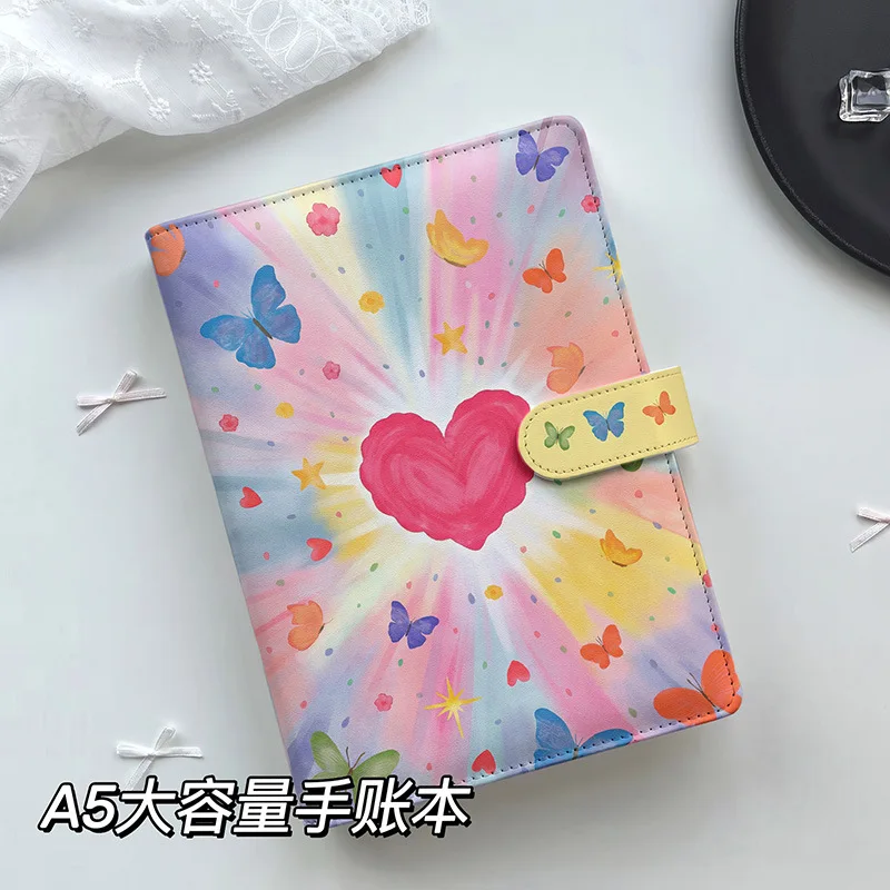 IFFVGX A5 PU Binder Photocard Holder Kpop Idol Photo Album Photocards Collect Book Cards Storage Kawaii Stationery Фотоальбом
