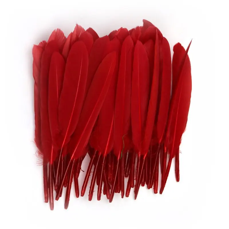 100Pcs/Lot Natural Duck Feather 10-15cm Goose Plumes For DIY Wedding Invitation Craft Hat Making Party Home Handmade Decoration